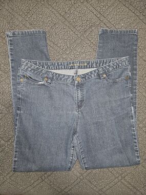 MICHAEL Michael Kors Dark Wash Skinny Jeans Size 10 Comfort Stretch Blue